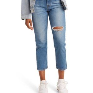 Levi's Wedgie High Waist Straight Leg Ankle Jeans